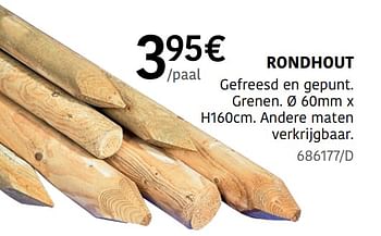 Promotions Rondhout - Cartri - Valide de 04/04/2024 à 30/06/2024 chez HandyHome