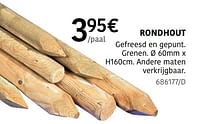 Promoties Rondhout - Cartri - Geldig van 04/04/2024 tot 30/06/2024 bij HandyHome