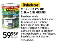 Promoties Tuinhuis color - Xyladecor - Geldig van 04/04/2024 tot 30/06/2024 bij HandyHome