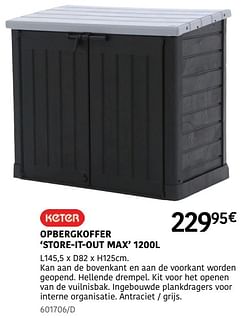 Opbergkoffer store it out max