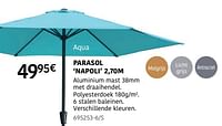 Parasol napoli-Huismerk - HandyHome