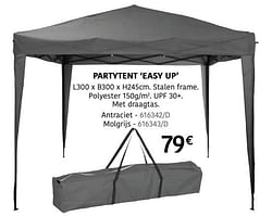 Partytent easy up