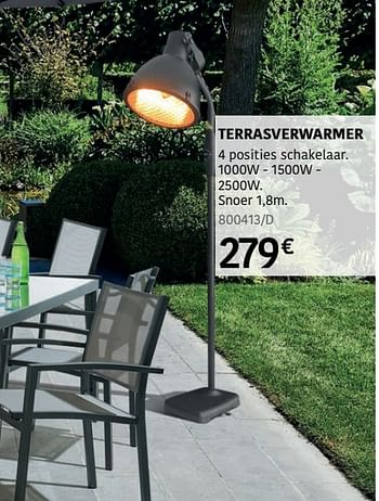 Promoties Terrasverwarmer - Huismerk - HandyHome - Geldig van 04/04/2024 tot 30/06/2024 bij HandyHome