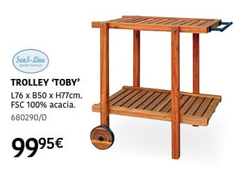 Promotions Trolley toby - Sens-Line - Valide de 04/04/2024 à 30/06/2024 chez HandyHome