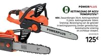Powerplus kettingzaag op accu powdpg7576-Powerplus