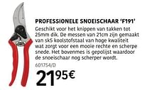 Promoties Professionele snoeischaar f191 - AVR - Geldig van 04/04/2024 tot 30/06/2024 bij HandyHome
