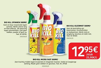 Promotions Bio kill micro fast - Bio Kill - Valide de 04/04/2024 à 30/06/2024 chez HandyHome