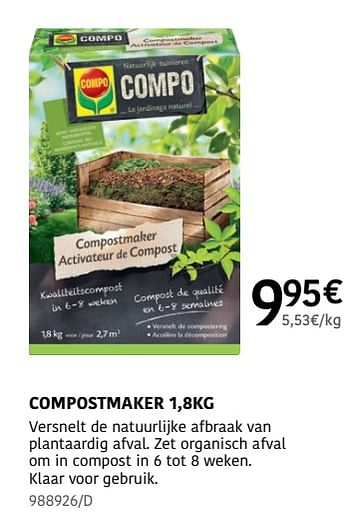 Promotions Compostmaker - Compo - Valide de 04/04/2024 à 30/06/2024 chez HandyHome