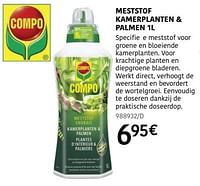Promoties Meststof kamerplanten + palmen - Compo - Geldig van 04/04/2024 tot 30/06/2024 bij HandyHome