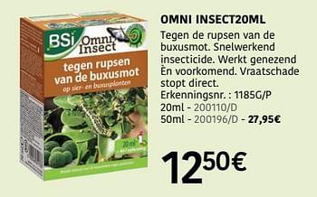 Promoties Omni insect - BSI - Geldig van 04/04/2024 tot 30/06/2024 bij HandyHome
