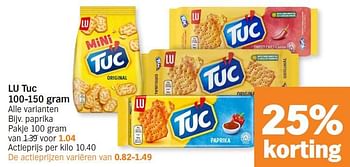 Promoties Lu tuc paprika - Lu - Geldig van 15/04/2024 tot 21/04/2024 bij Albert Heijn