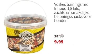 Promotions Voskes trainingsmix - Voskes Voeders - Valide de 14/04/2024 à 21/04/2024 chez Intratuin