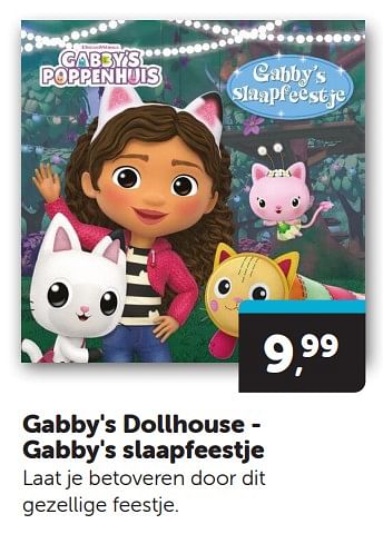 Promoties Gabby`s dollhouse gabby`s slaapfeestje - Huismerk - Boekenvoordeel - Geldig van 13/04/2024 tot 21/04/2024 bij BoekenVoordeel