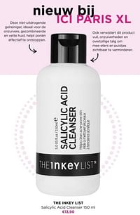 The inkey list salicylic acid cleanser-The inkey list 