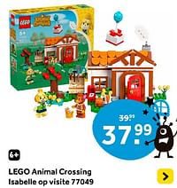 Lego animal crossing isabelle op visite 77049-Lego