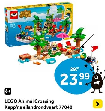 Promoties Lego animal crossing kapp`ns eilandrondvaart 77048 - Lego - Geldig van 12/04/2024 tot 28/04/2024 bij Intertoys