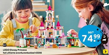Promotions Lego disney princess het ultieme avonturenkasteel 43205 - Lego - Valide de 12/04/2024 à 28/04/2024 chez Intertoys