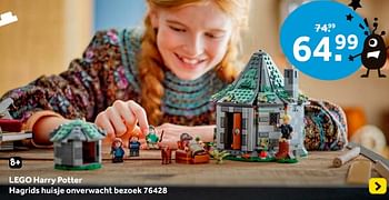 Promoties Lego harry potter hagrids huisje onverwacht bezoek 76428 - Lego - Geldig van 12/04/2024 tot 28/04/2024 bij Intertoys
