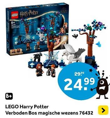 Promoties Lego harry potter verboden bos magische wezens 76432 - Lego - Geldig van 12/04/2024 tot 28/04/2024 bij Intertoys