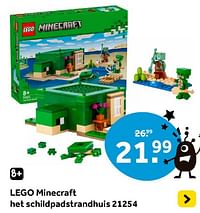 Lego minecraft het schildpadstrandhuis 21254-Lego