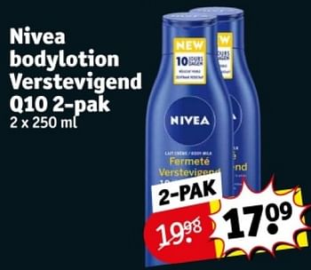 Promotions Nivea bodylotion verstevigend q10 - Nivea - Valide de 16/04/2024 à 21/04/2024 chez Kruidvat