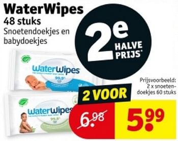 Promotions Snoetendoekjes - WaterWipes - Valide de 16/04/2024 à 21/04/2024 chez Kruidvat