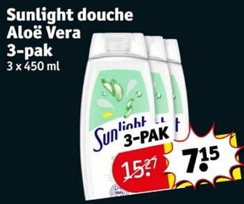 Promoties Sunlight douche aloë vera - Sunlight - Geldig van 16/04/2024 tot 21/04/2024 bij Kruidvat