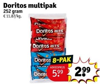 Promotions Doritos multipak - Doritos - Valide de 16/04/2024 à 21/04/2024 chez Kruidvat