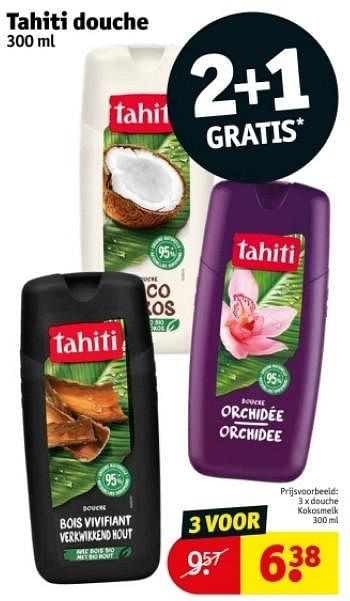 Promotions Douche kokosmelk - Palmolive Tahiti - Valide de 16/04/2024 à 21/04/2024 chez Kruidvat