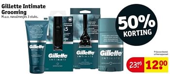 Promotions Gillette intimate grooming scheerapparaat - Gillette - Valide de 16/04/2024 à 21/04/2024 chez Kruidvat