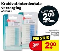 Kruidvat interdentale borstel soft-Huismerk - Kruidvat