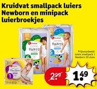 Luiers smallpack 1 newborn-Huismerk - Kruidvat