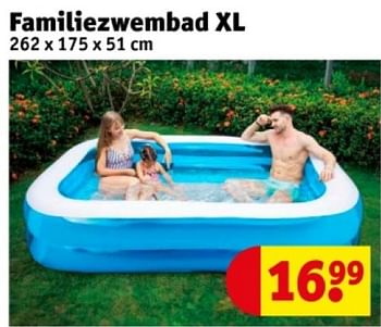 Promoties Familiezwembad xl - Huismerk - Kruidvat - Geldig van 16/04/2024 tot 21/04/2024 bij Kruidvat