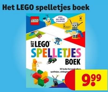 Promoties Het lego spelletjes boek - Huismerk - Kruidvat - Geldig van 16/04/2024 tot 21/04/2024 bij Kruidvat