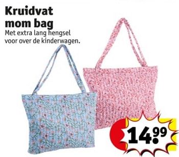 Promoties Kruidvat mom bag - Huismerk - Kruidvat - Geldig van 16/04/2024 tot 21/04/2024 bij Kruidvat