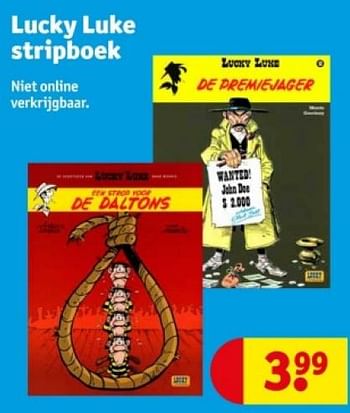 Promoties Lucky luke stripboek - Huismerk - Kruidvat - Geldig van 16/04/2024 tot 21/04/2024 bij Kruidvat