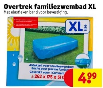 Promoties Overtrek familiezwembad xl - Huismerk - Kruidvat - Geldig van 16/04/2024 tot 21/04/2024 bij Kruidvat