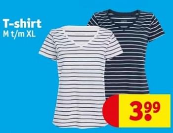Promoties T-shirt - Huismerk - Kruidvat - Geldig van 16/04/2024 tot 21/04/2024 bij Kruidvat