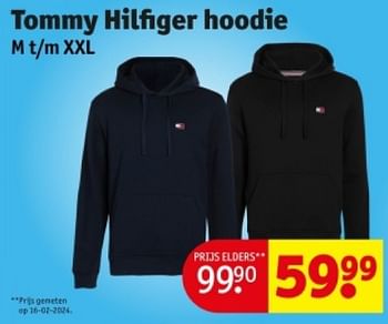 Promoties Tommy hilfiger hoodie - Tommy Hilfiger - Geldig van 16/04/2024 tot 21/04/2024 bij Kruidvat