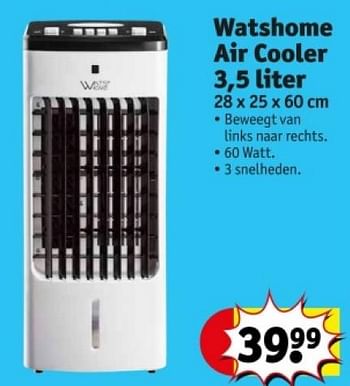 Promotions Watshome air cooler - Watshome - Valide de 16/04/2024 à 21/04/2024 chez Kruidvat