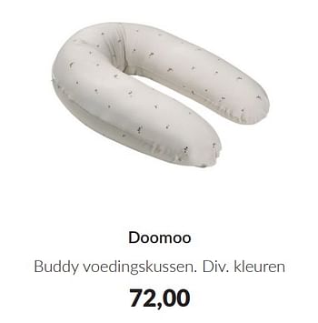 Promotions Doomoo buddy voedingskussen - Doomoo - Valide de 09/04/2024 à 13/05/2024 chez BabyPark