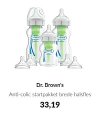 Dr. brown`s anti-colic startpakket brede halsfles-DrBrown