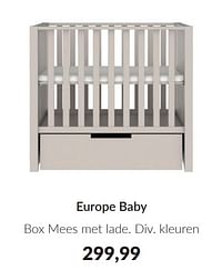 Europe baby box mees met lade-Europe baby