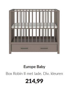 Europe baby box robin ii met lade