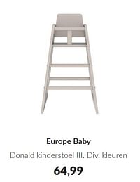 Europe baby donald kinderstoel iii-Europe baby