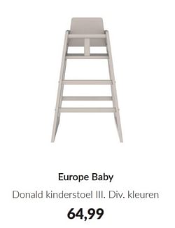 Europe baby donald kinderstoel iii