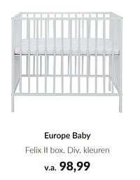Europe baby felix ii box-Europe baby