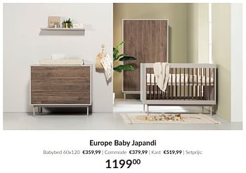 Promotions Europe baby japandi - Europe baby - Valide de 09/04/2024 à 13/05/2024 chez BabyPark