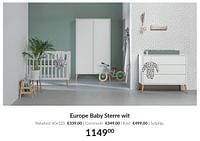 Europe baby sterre wit-Europe baby