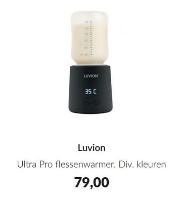 Promotions Luvion ultra pro flessenwarmer - Luvion - Valide de 09/04/2024 à 13/05/2024 chez BabyPark
